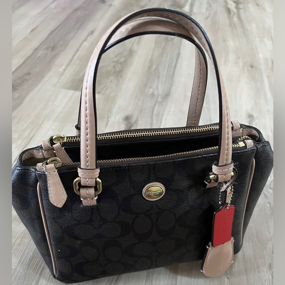 Coach Bags Coach Peyton Signature Mini Carryall Crossbody Satchel